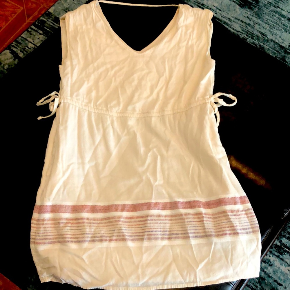 Creamy Dress with Pockets